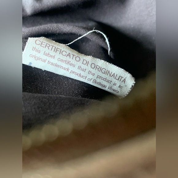 Authentic Bottega Veneta Golden Tan Woven Leather Pouch - Picture 7 of 8